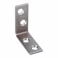 Homecare Products 1.5 x 0.62 in. Inside Corner Stainless Steel Brace HO3302897